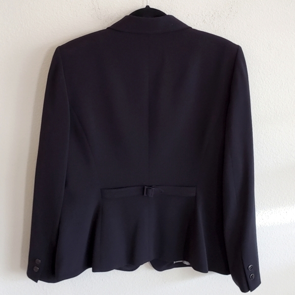 Tahari Black Button Front Blazer - Picture 5 of 14